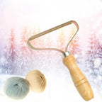 Manual Lint Remover Copper Head & Wooden Handle