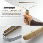 Manual Lint Remover Copper Head & Wooden Handle