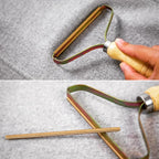 Manual Lint Remover Copper Head & Wooden Handle