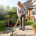 Manual Weed Remover Rolling Design & Narrow Steel Blade