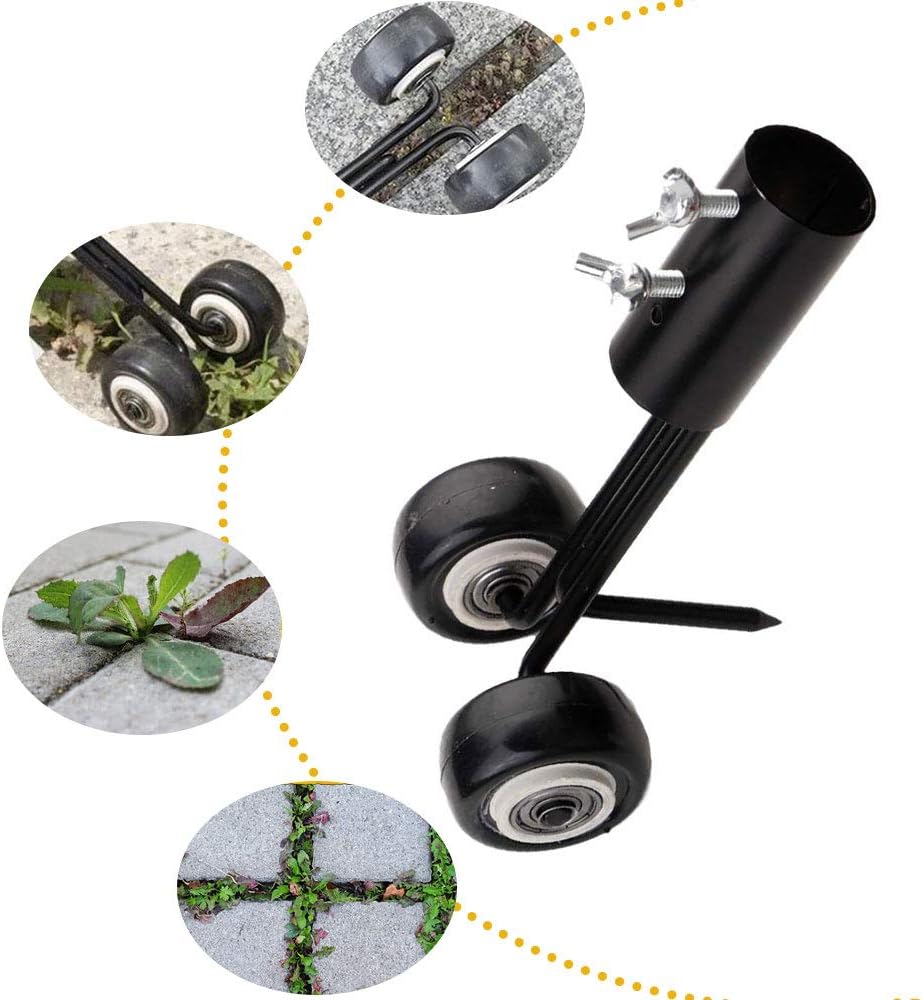 Manual Weed Remover Rolling Design & Narrow Steel Blade