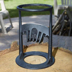 Manual Wood Splitter Steel Lever-Action & Non-Slip Base