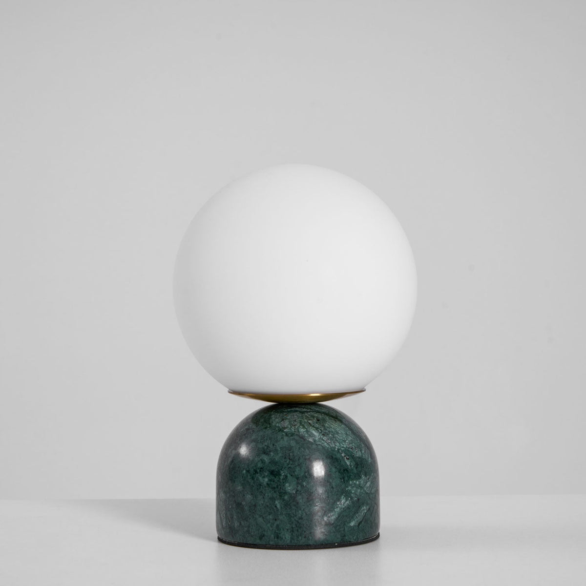 Marble Base & Glass Orb Table Lamp