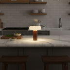 Marble Base LED Table Lamp (USB Rechargeable)