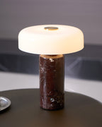 Marble Base LED Table Lamp (USB Rechargeable)
