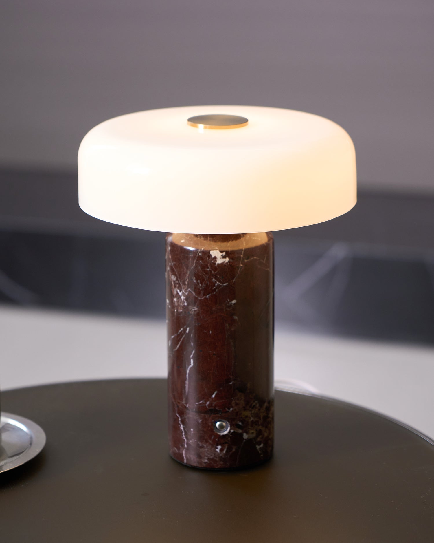 Marble Base LED Table Lamp (USB Rechargeable)