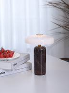 Marble Base LED Table Lamp (USB Rechargeable)