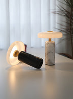 Marble Base LED Table Lamp (USB Rechargeable)
