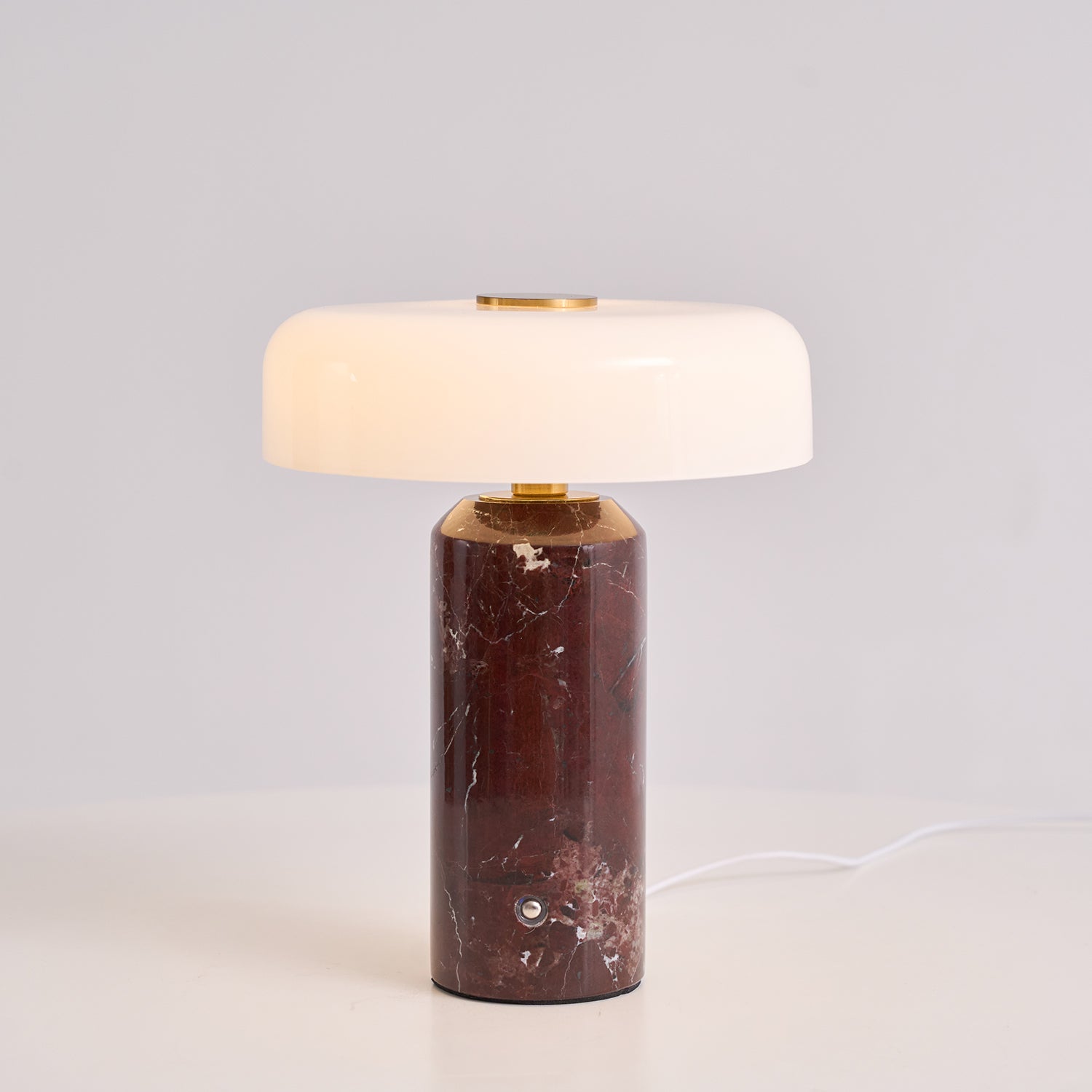Marble Base LED Table Lamp (USB Rechargeable)