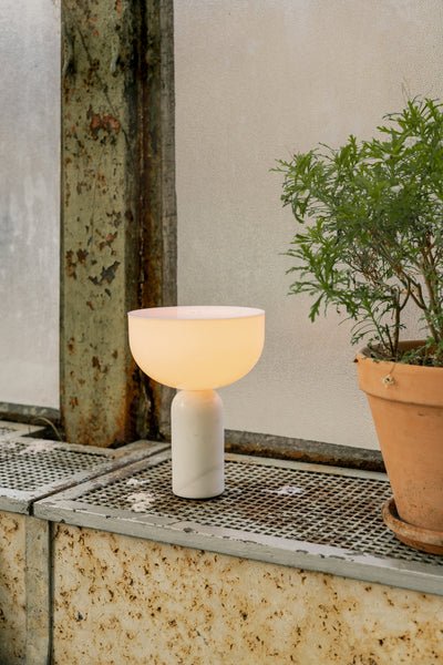 Marble Base LED Table Lamp (USB Rechargeable)