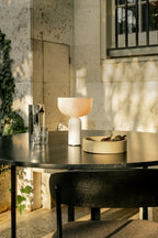 Marble Base LED Table Lamp (USB Rechargeable)