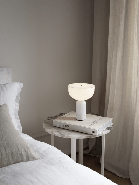 Marble Base LED Table Lamp (USB Rechargeable)