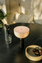 Marble Base LED Table Lamp (USB Rechargeable)