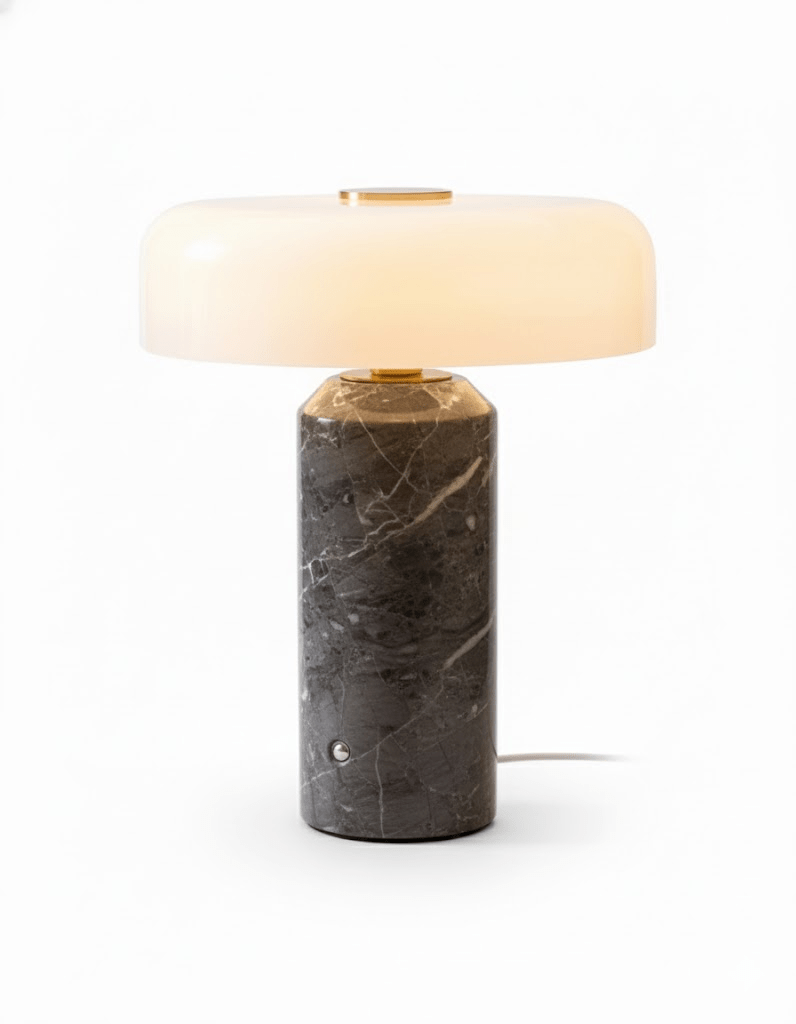 Marble Base LED Table Lamp (USB Rechargeable)