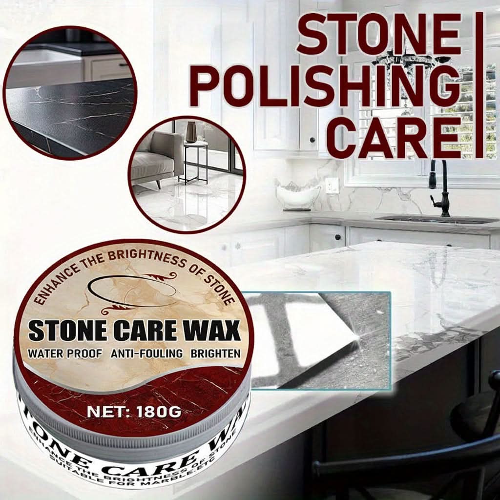 Marble & Granite Polish Wax Cream Restores Shine
