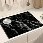 Marble Print Highly Absorbent Non-Slip Dish Drying Mat