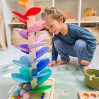 Marble Run Natural Wood Rainbow Tracks & Melodic Sound