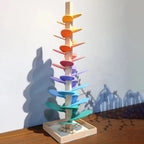 Marble Run Natural Wood Rainbow Tracks & Melodic Sound