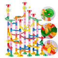 Marble Run Set 133-Piece Modular Button-Release Snap Assembly