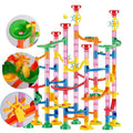 Marble Run Set 133-Piece Tool-Free Modular Translucent Tracks