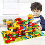 Marble Run Set Modular Colorful Interlocking Pieces