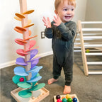 Marble Run Toy Wooden Musical Non-Toxic
