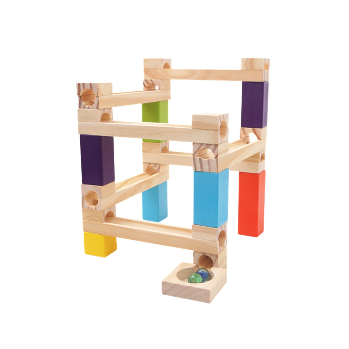 Marble Run Wooden Buildable Set