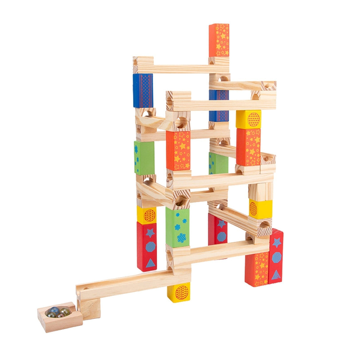 Marble Run Wooden Buildable Set
