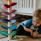 Marble Run Wooden Rainbow Musical 71 cm