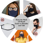 Mask Bracket 3D Food-Grade Silicone Set of 3