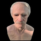 Mask Full Head Hyperrealistic Silicone Extended Chest Bib