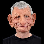 Mask Full Head Hyperrealistic Silicone Extended Chest Bib