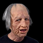 Mask Full Head Hyperrealistic Silicone Extended Chest Bib