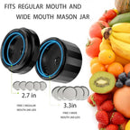 Mason Jar Vacuum Sealer Cordless Push-Button