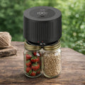 Mason Jar Vacuum Sealer Cordless Rechargeable 10 Reusable Lids