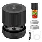 Mason Jar Vacuum Sealer Cordless Rechargeable 10 Reusable Lids