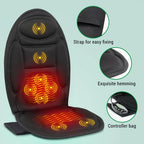 Massage Cushion Pad 8-Node Heated Corded Car Charger