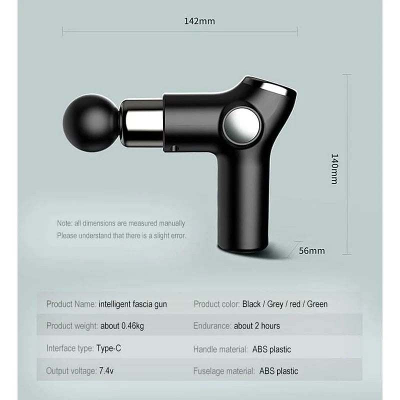 Massage Gun Compact Digital Touchscreen USB-C Rechargeable