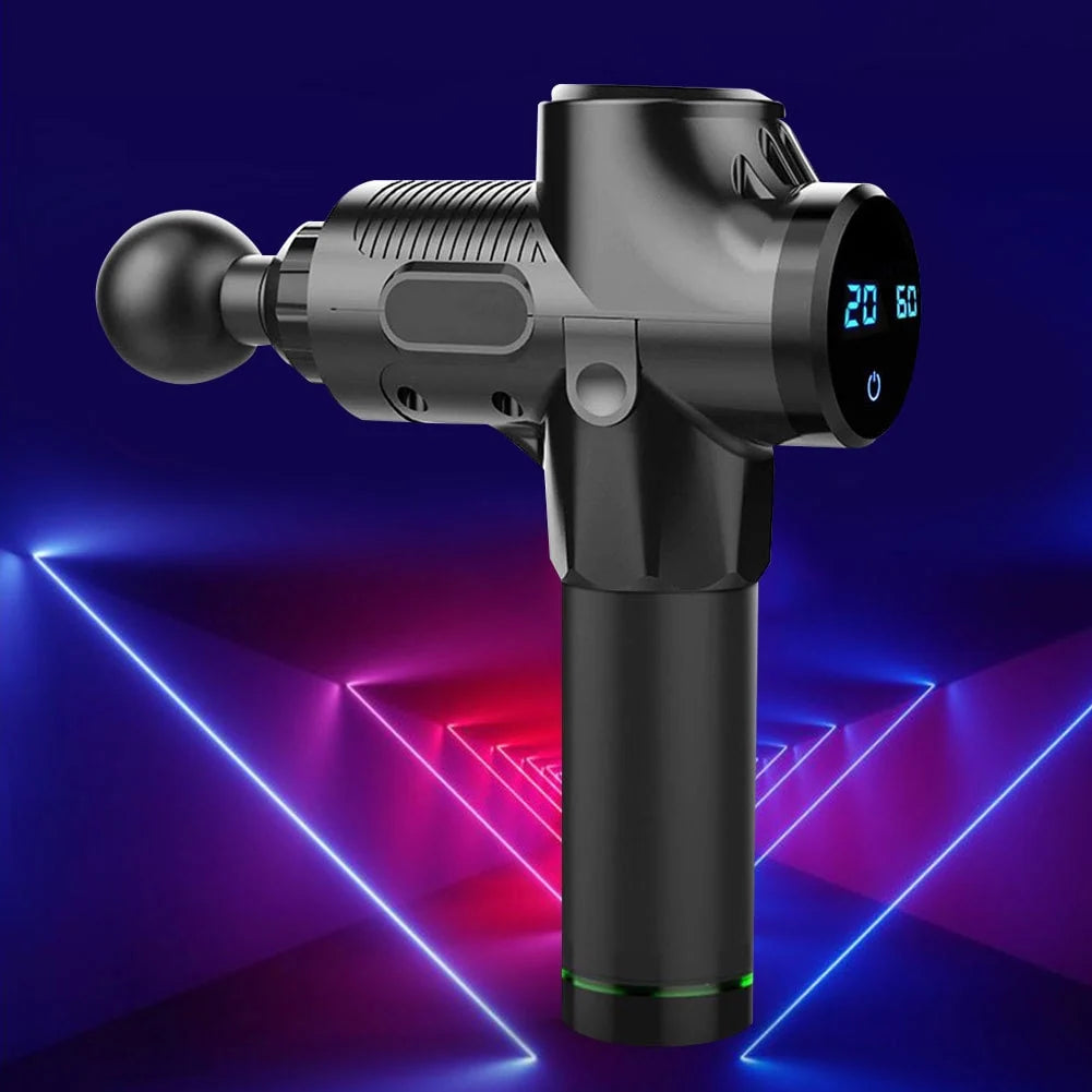 Massage Gun Deep Tissue Brushless Motor Six Heads