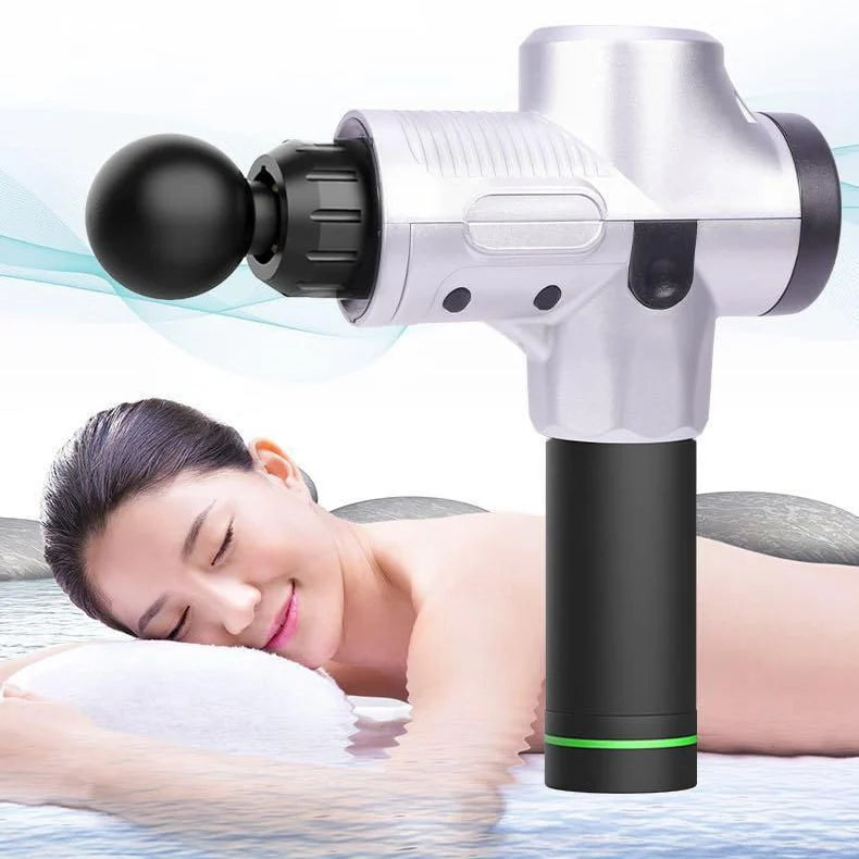 Massage Gun Deep Tissue Brushless Motor Six Heads