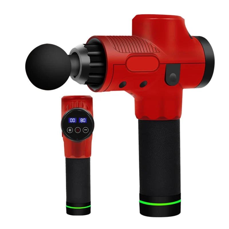 Massage Gun Deep Tissue Percussion Six Interchangeable Heads