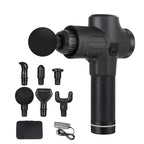 Massage Gun Deep Tissue Percussion Six Interchangeable Heads