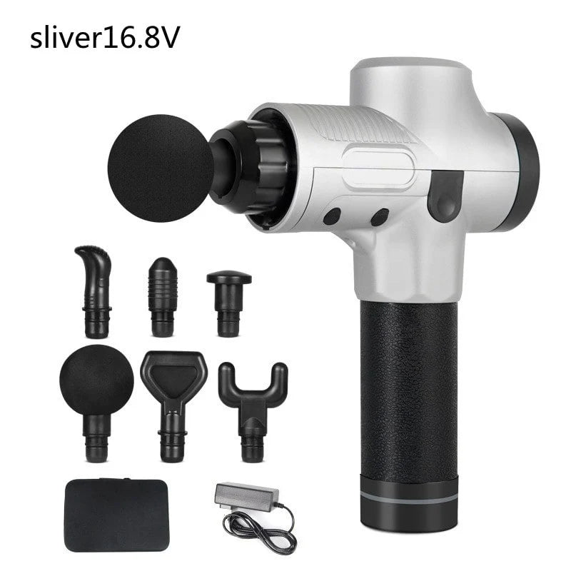 Massage Gun Deep Tissue Percussion Six Interchangeable Heads