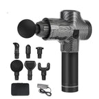 Massage Gun Deep Tissue Percussion Six Interchangeable Heads