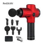 Massage Gun Deep Tissue Percussion Six Interchangeable Heads