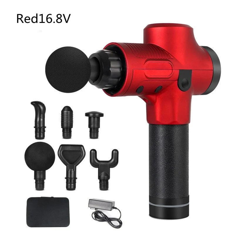 Massage Gun Deep Tissue Percussion Six Interchangeable Heads