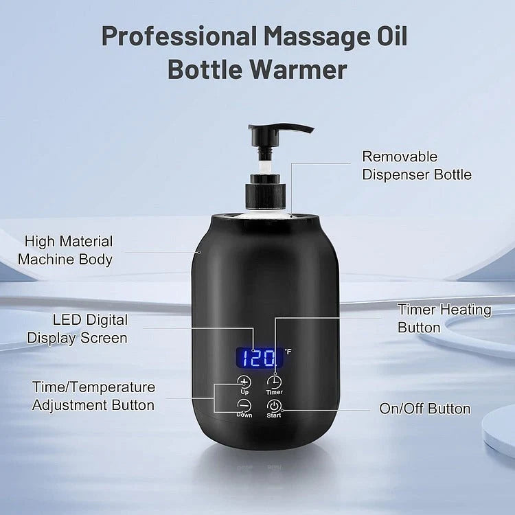 Massage Oil Warmer Surround Heating Digital Touch