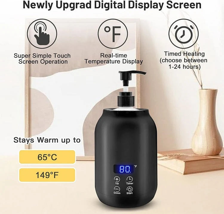 Massage Oil Warmer Surround Heating Digital Touch