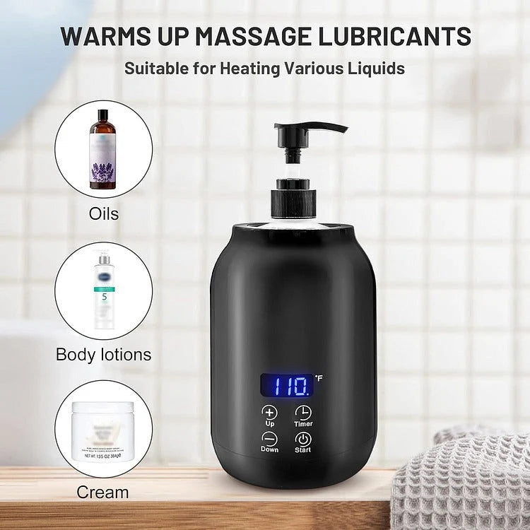 Massage Oil Warmer Surround Heating Digital Touch