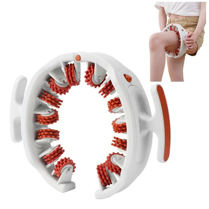 Massage Roller 360° Deep-Tissue Adjustable Width & Removable Handle